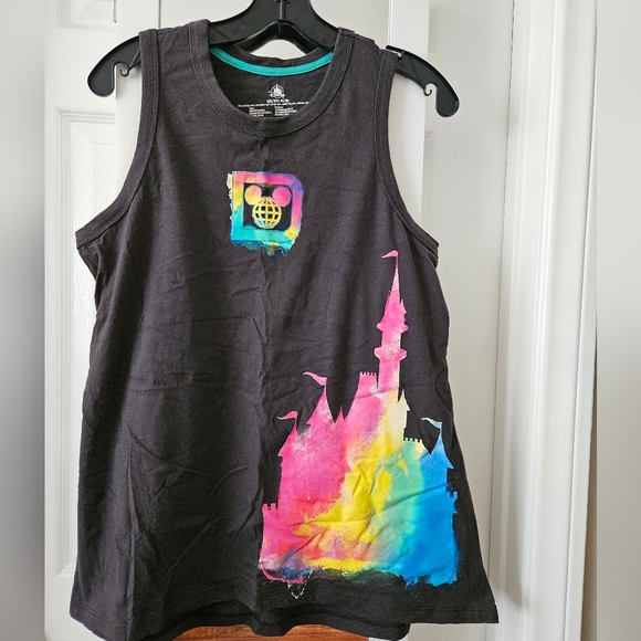**SOLD**Disney Watercolor Castle Tank Top - Picture 1 of 3